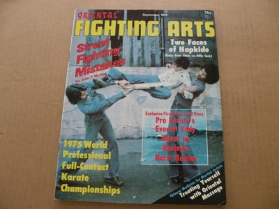 ORIENTAL FIGHTING ARTS Magazine September 1975 Everett Eddy John T McGee Hapkido