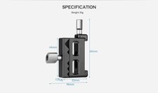 LEOFOTO DA-1 Cable Anchor for Arca Compatible L Plates