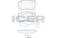 Bremsbelagsatz Hinten Lucas-Trw-System FüR VW California T5 Camper 7EC 03-24