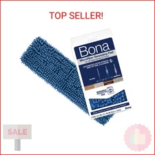 Bona Microfiber Sweeping Pad for Multi-Surface Floors - For Use With Bona Mops -