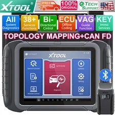 XTOOL D8 BT OBD2 Bidirectional Full System Diagnostic Scanner Key Programmer 38+