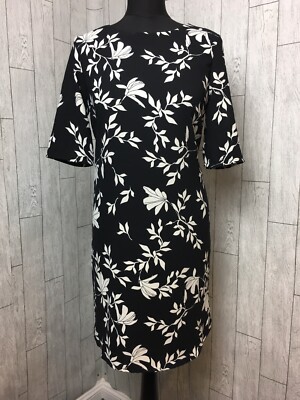 Vera Moda Size Small Black & White Floral Dress BNWT House Of Frasers Women s