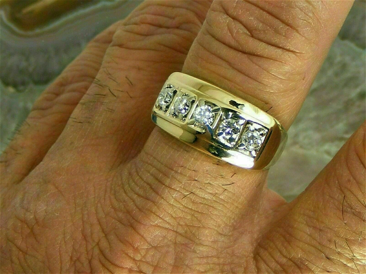 Used diamond wedding deals bands