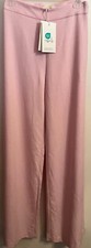NWT SEZANE  Dress Pants Trousers Women  Mid Rise Straight Wide Leg , 34/US T2