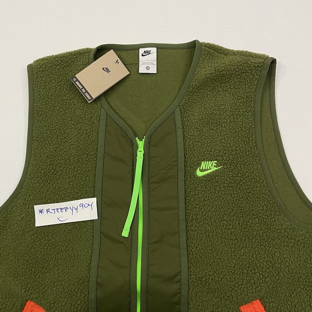 Nike NSW Sportswear High Pile Fleece Vest Essentials Mens Sz Medium DD5025-326 for sale online 