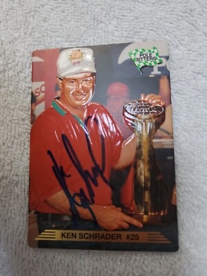 Auto 93 Action Packed Nascar Autograph Ken Schrader Signature Card 203 Coca Cola