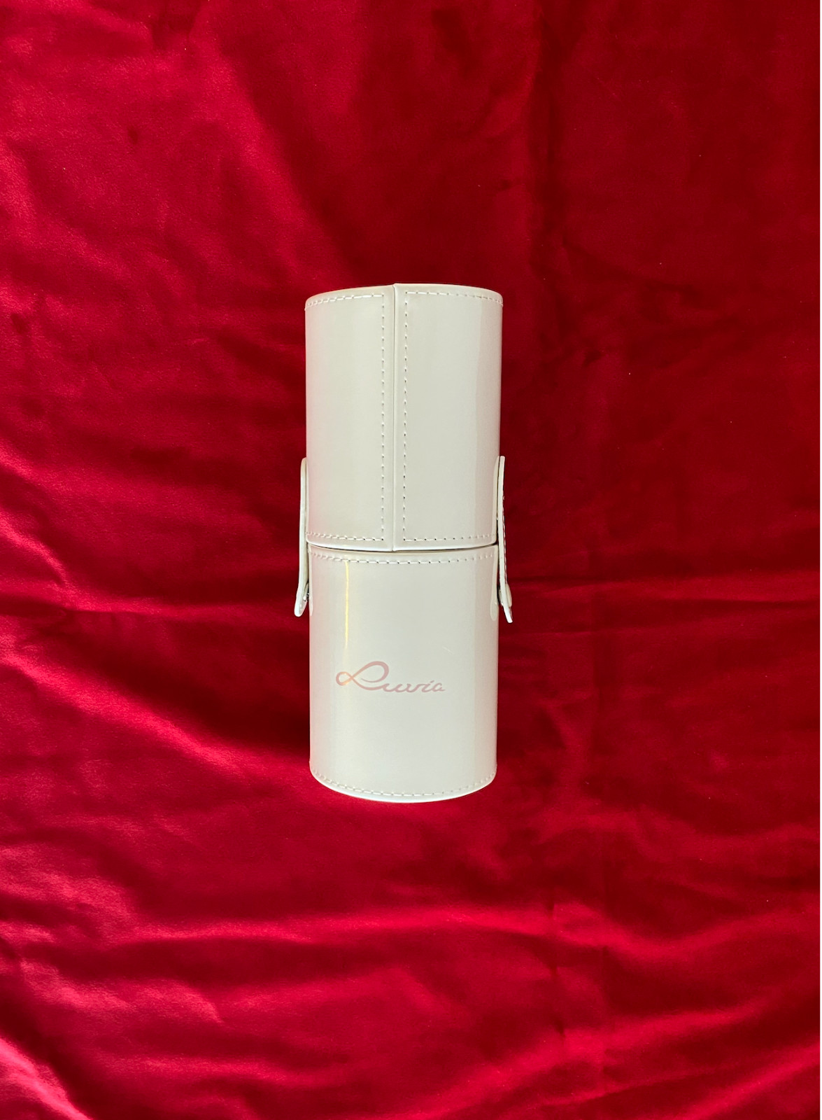 Étui à pinceaux de maquillage Adorable Luvia rigide et grand pot de rangement cosmétique