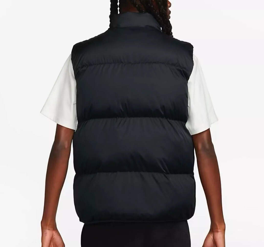 Nike Sportsware Club Men's Size XL Puffer Down Vest - Black Nike Sportsware Club Men's Size XL Puffer Down Vest - Black
