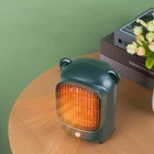 500W Mini Space Heater Portable Electric Warmer 3S Rapid Heating PTC Ceramic