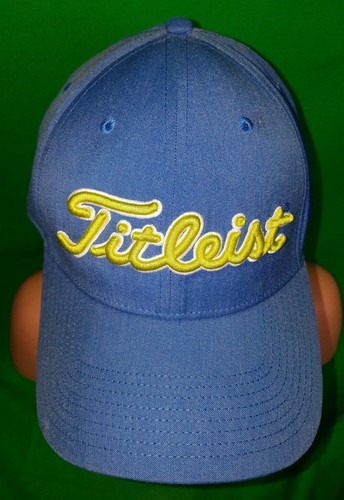 NICE Titleist Mens M/L Flexfit Blue Hat 