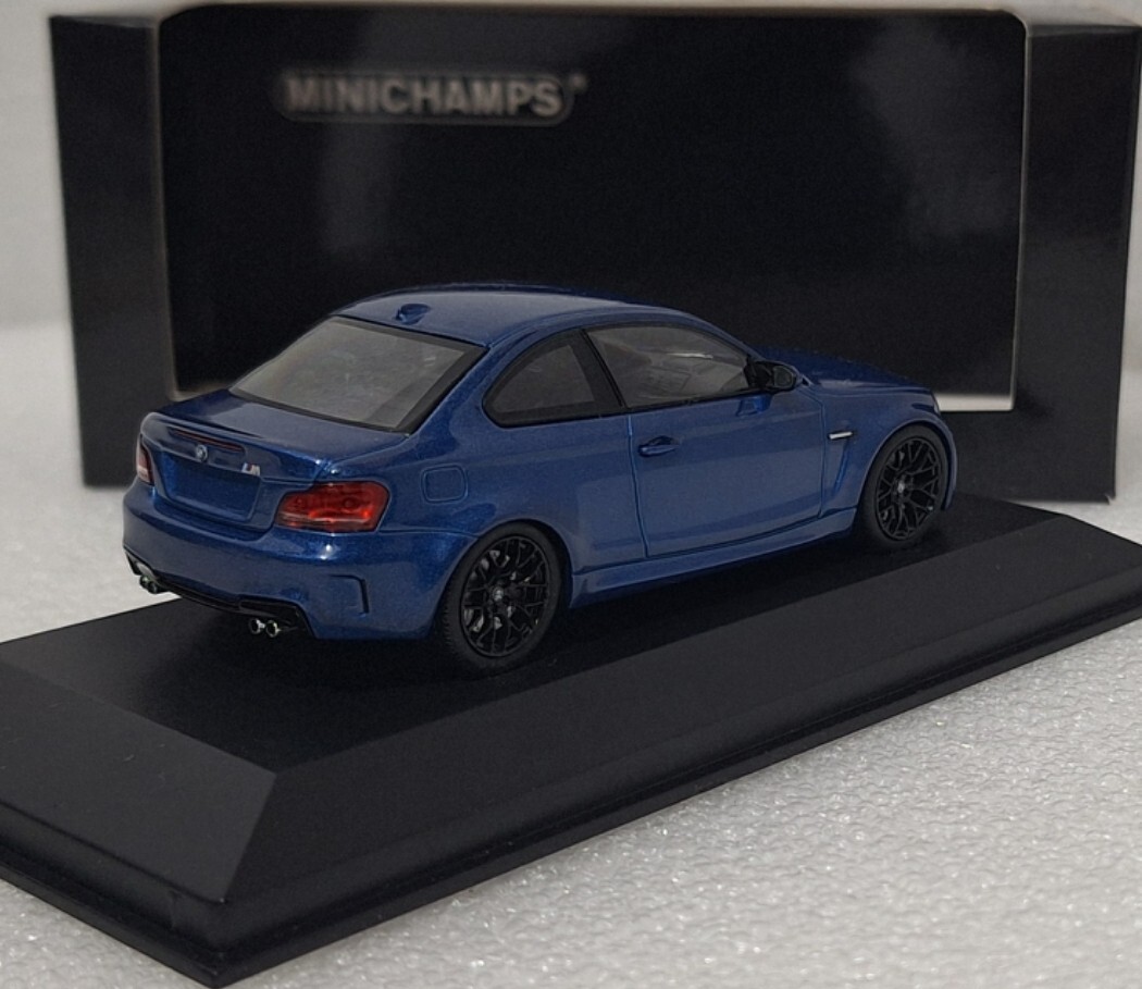 BMW 1er M Coupé E82 2011 Monte Carlo Blue Met 1:43 Minichamps