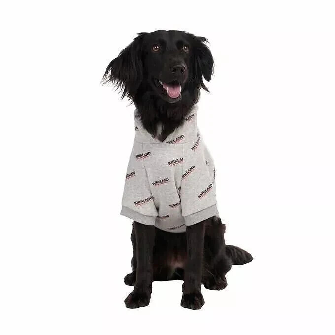 Buy Costco Kirkland Signature Dog/Pet Hoodie Jacket Black/Grey New