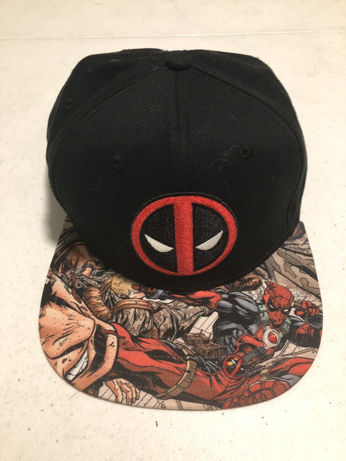 deadpool flat bill hat
