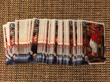 Lot (85) ODUBEL HERRERA Phillies 2018 Bowman Chrome player lot ALL CHROME