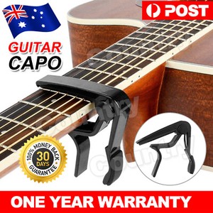 Guitar Capos Electric - Aluminum Guitar Capo Spring Trigger Electric Acoustic Clamp Quick Change Release Ebay