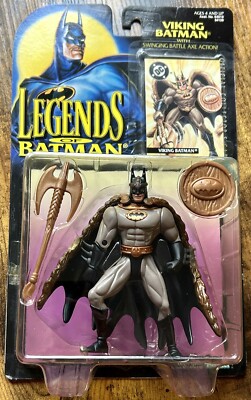 Legends of Batman Viking Batman Figure 1995 with battle axe and