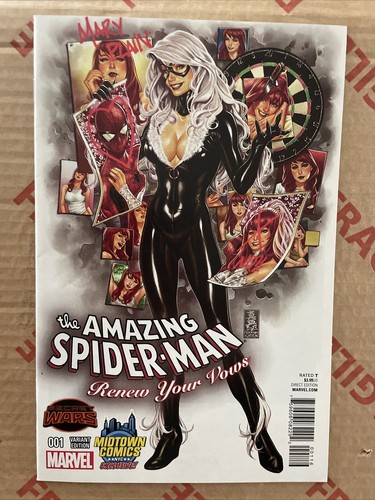 Amazing Spider-Man Renew Your Vows #1 Mark Brooks Black Cat Midtown Variant NM