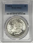 1880-S Morgan Silver Dollar PCGS MS 62 (21) B