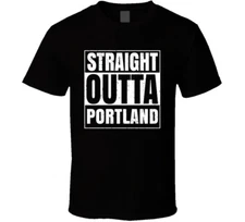Straight Outta Portland Oregon City Compton Parody Grunge T Shirt