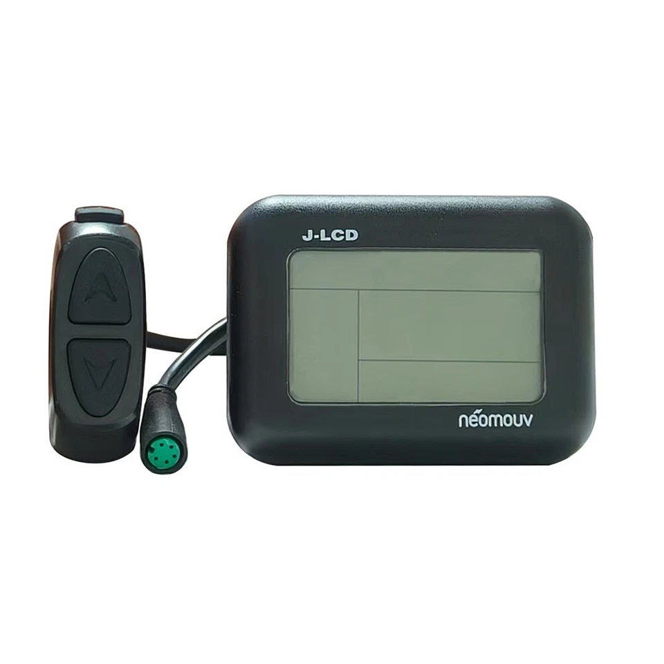 Electric display meter neomouv J-LCD 36V 48V E-bike control panel 5-hole female - Image 4 of 4
