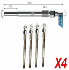 4X SVAC HEATER GLOW PLUGS FOR FORD FIESTA FUSION 1.4TDCI 1.6TDCI 2002 ON - 11V