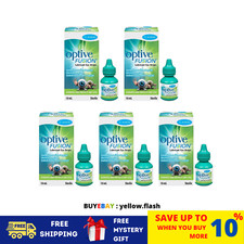 5 Box of Optive Fusion Lubricant Eye Drops 10ml FREE SHIPPING