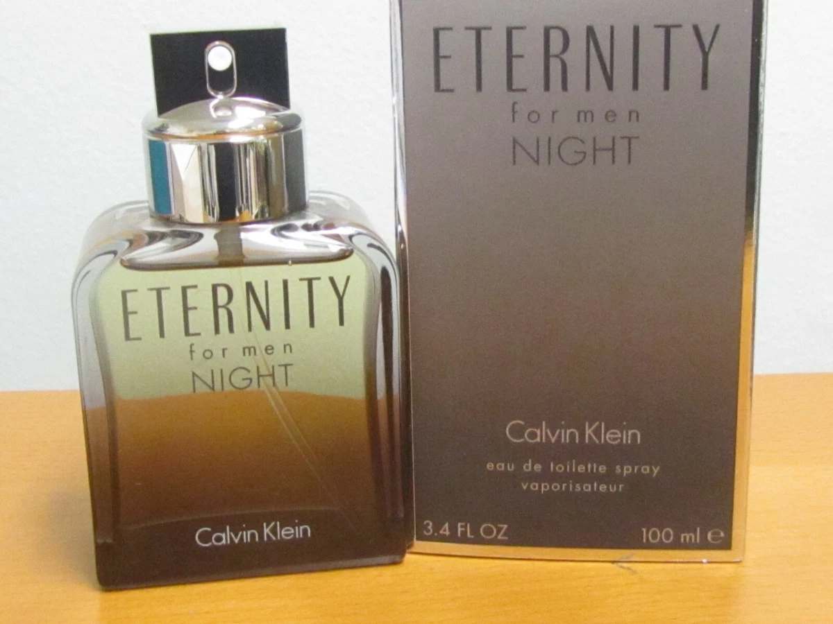 Eternity Night By Calvin Klein Men Cologne 3.4 oz Eau De Toilette