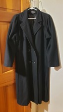 Vintage Jofeld By Forstmann Wool Blend Women's Overcoat Sz 14 Made In Usa