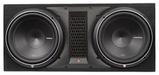 ROCKFORD FOSGATE PUNCH Auto Doppel Subbox P2-2X10 Kfz Dual-Bassreflexbox 2x25 cm