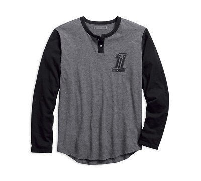 Harley-Davidson Men's HDMC™ #1 Slim Fit Baseball Tee - 99080-18VM