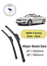 WIPER BLADES FOR BMW 4 SERIES 2014-2020 (F33) CONVERTIBLE