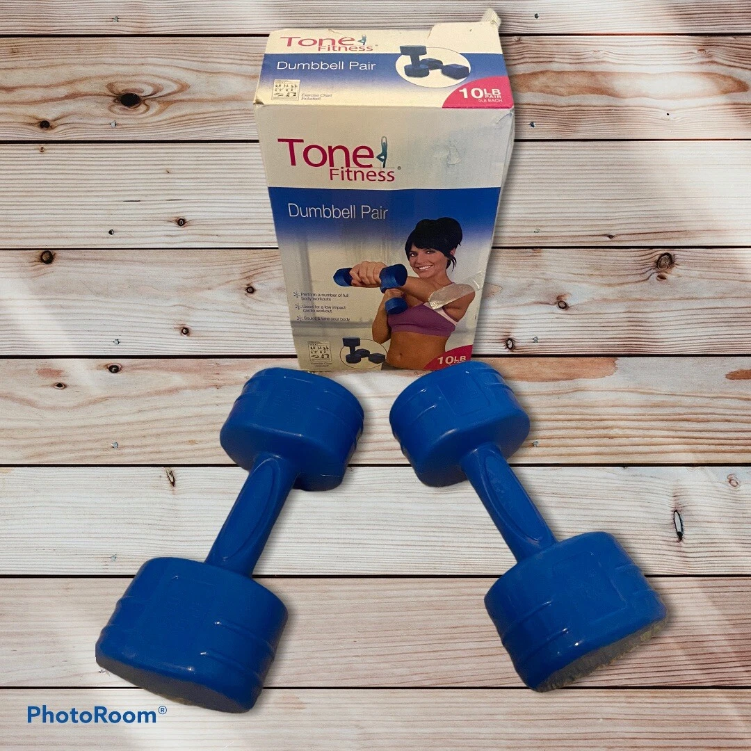 10 Lb Dumbbells Hand Weight 5 Pound Pair Set Free Weights At Home Workout  Tone