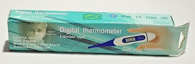 Digital Thermometer Waterproof Flexible Tip Baby/Adult Oral, Rectal, Armpit, New