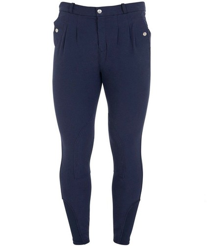 Pantalon D'équitation Homme Equestro – CASPAR – Navy, Taille 36/46 – Neuf