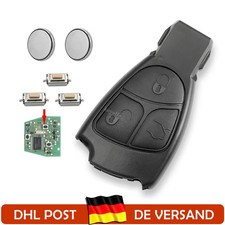 Für Mercedes Benz Auto Schlüssel Reparaturgehäuse + 2x Batterie + 3x Mikrotaster Für Mercedes Benz Auto Schlüssel Reparaturgehäuse + 2x Batterie + 3x Mikrotaster