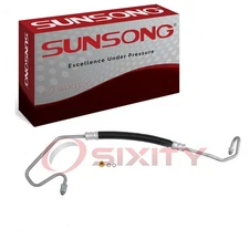 Sunsong Power Steering Pressure Line Hose for 1996 Chevrolet C1500 Suburban vj