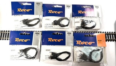 Roco 40345 stromführende Kupplungen Spur H0, 2 Stück, NEM, NEU in OVP 6x!