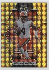 2023 Panini Mosaic Reactive Yellow Mosaic Prizm Deshaun Watson #48 1k3p