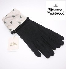 Vivienne Westwood Leather Long Gloves 2way Black Size US S Premium Suede