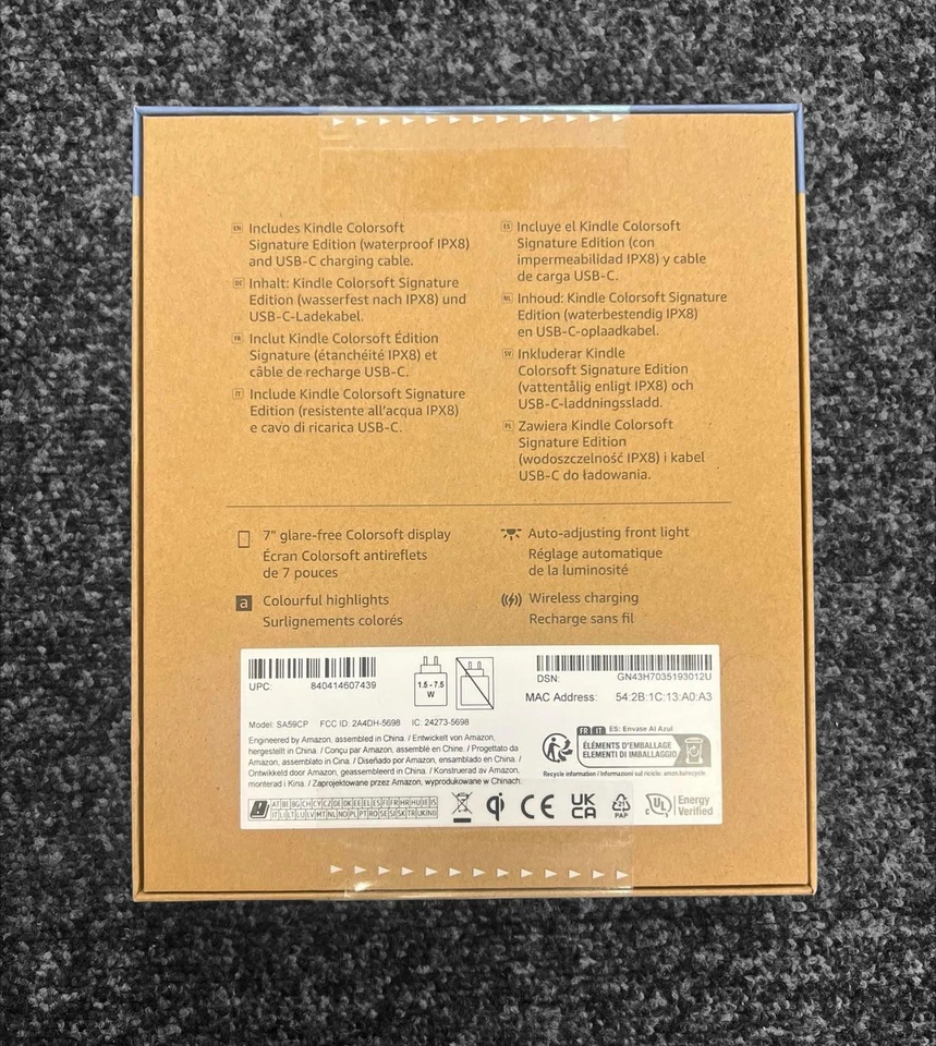 Amazon Kindle Colorsoft Signature Edition 32GB Black Brand New  - Image 2 of 4