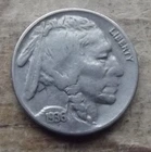 United States 1936 Buffalo Nickel USA  5 Cents Coin LOT 7-F