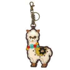Farm Collection Women's Decorative Key Fob/Coin Purse Accessory (Llama)