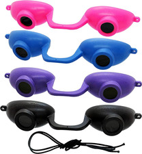 EVO FLEX Sunnies Flexible Tanning Bed Goggles Eye Protection UV Glasses 4 Pack