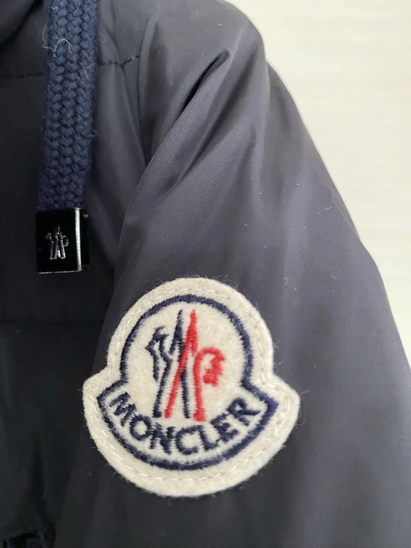 Moncler Piumino Borchie Cappuccio Navy Donna M Edizione Limitata Raro Modello Piumino Ja