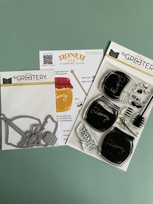 Die Gruß Honiggläser Stanzen und Stempel