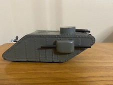 Prewar Tin Wind up Toy Military Tank WWI era Japan Germany A5-27