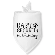 Baby Security Dog Bandana Baby Announcement Dog Pregnancy Announcement Gender...