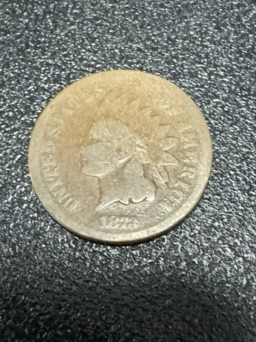 Lot Of Two 1873 Indian Head Pennies AG/G No Reserve Auction Rare Date!