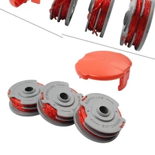 3pcs Strimmer Double Autofeed Spool w/ Spool Cover for Flymo FLY021 513937190