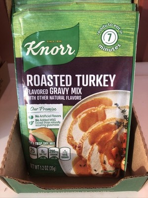 Knorr Roasted Turkey Flavored Gravy Mix (Pack of 5)
